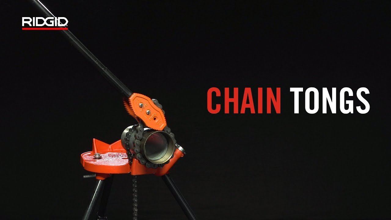 RIDGID 92675 3233 CHAIN TONGS ประแจโซ่ปลายคู่ ขนาดท่อ 1 - 6