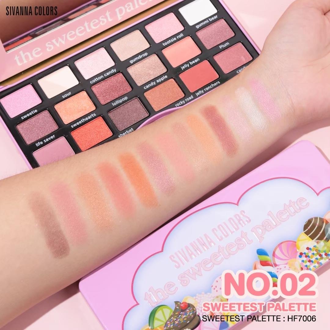 SIVANNA COLORS CHOCOLATE & SIVANNA COLORS SWEETEST PALETTE : HF7006