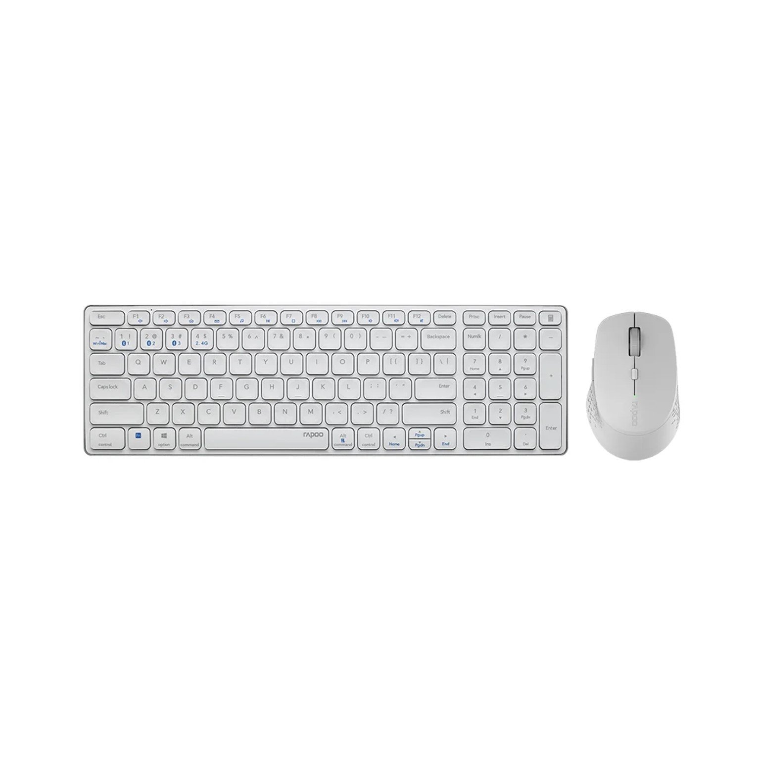 Rapoo Keyboard&Mouse Wireless 9350M White