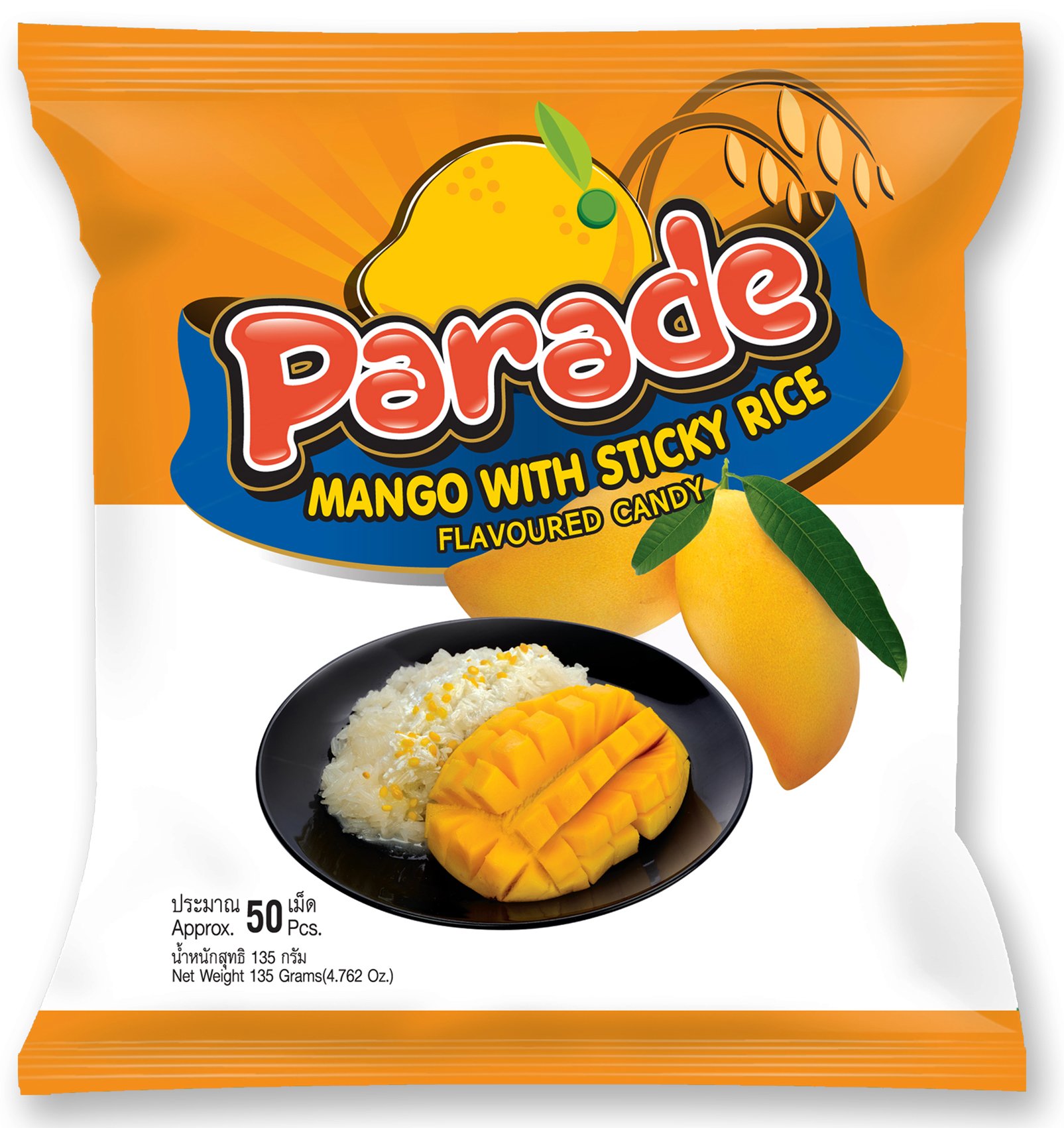 Parade Mango with Sticky Rice Flavoured Candy