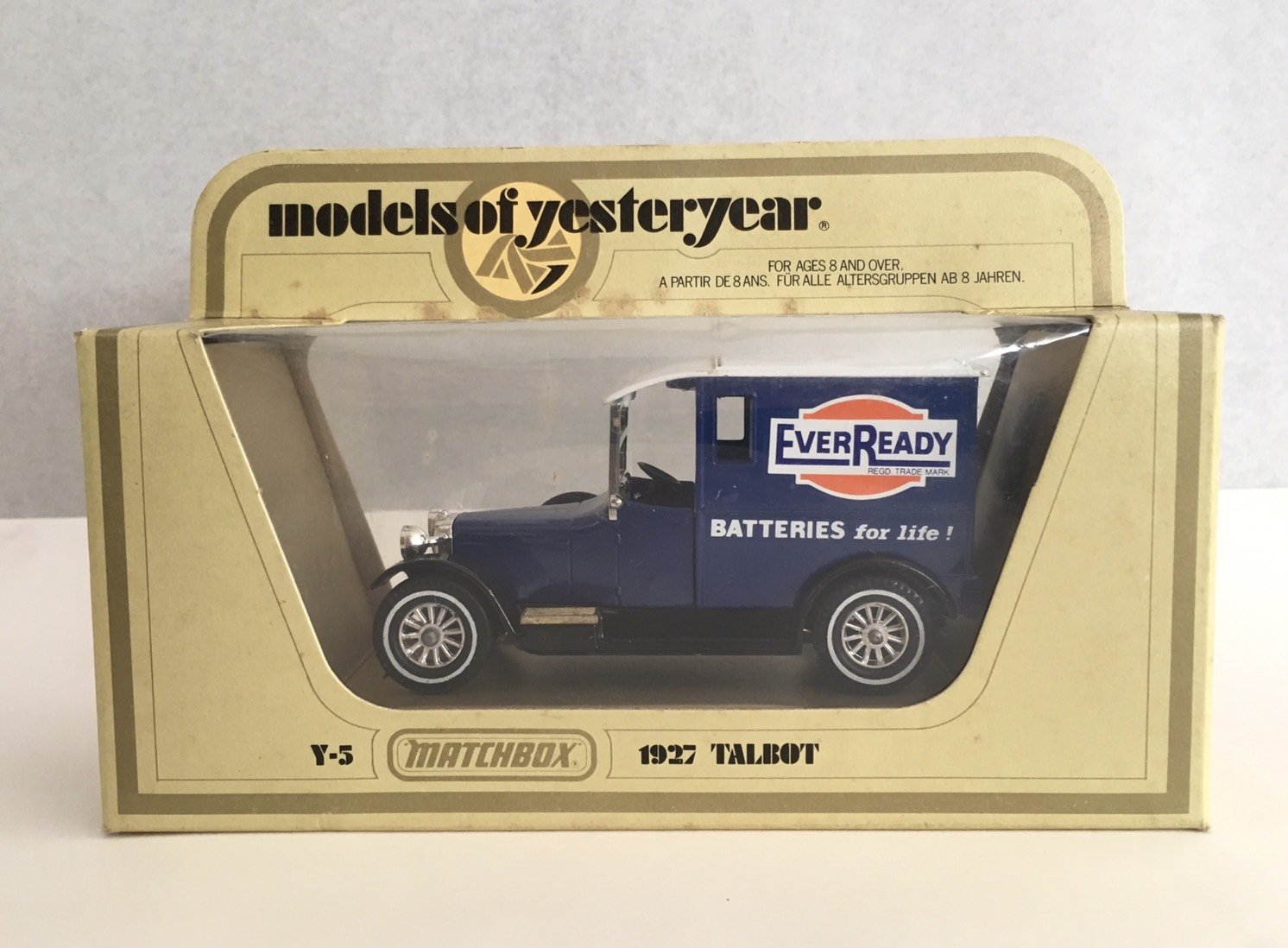โมเดลรถ Matchbox Models of Yesteryear Y-5 1927 Talbot Van EverReady Batteries for Life !