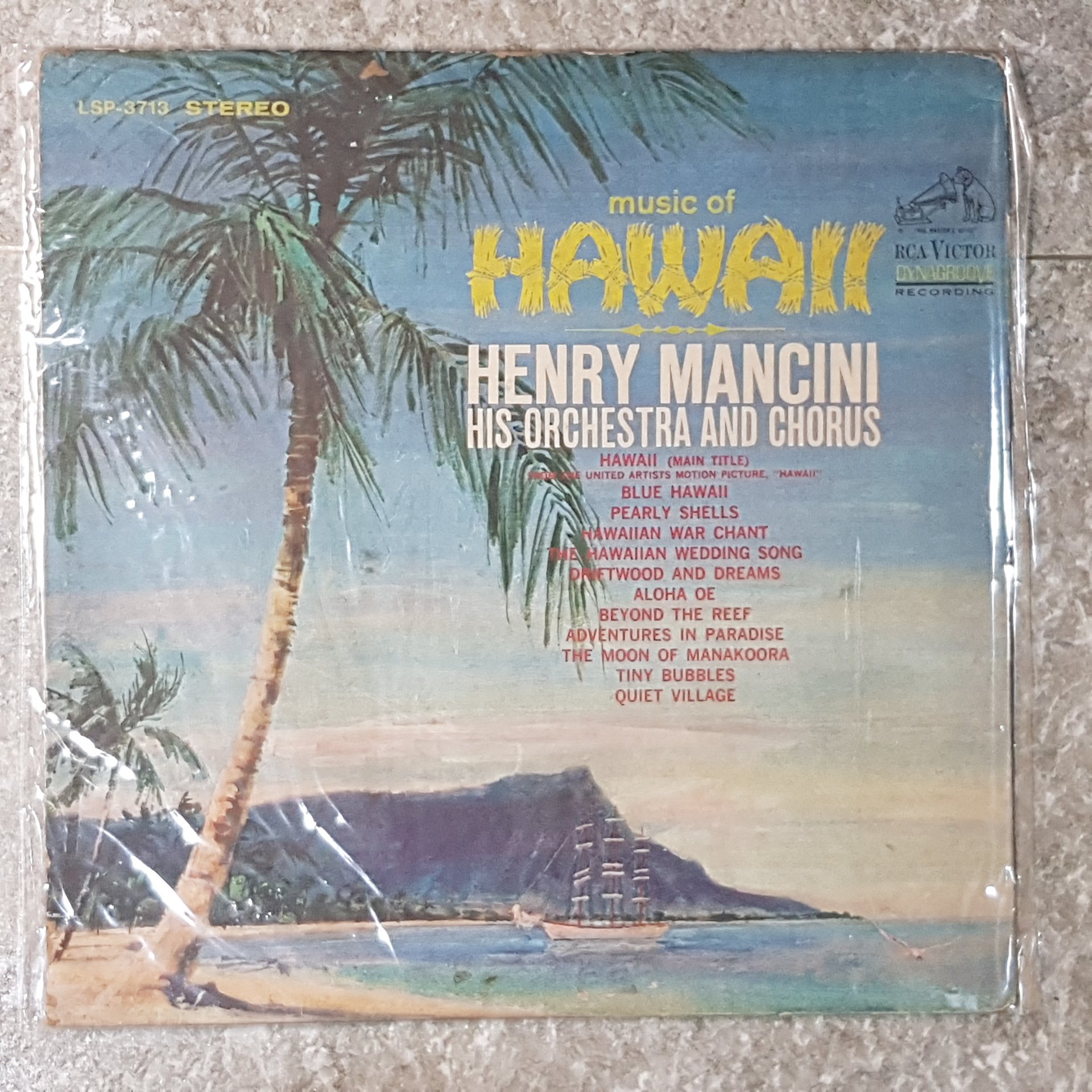 แผ่นเสียง Vinyl Records อัลบัม music of HAWAII