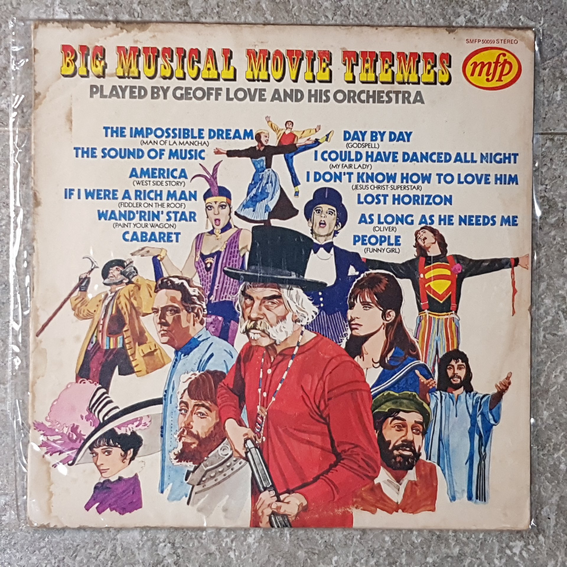 แผ่นเสียง Vinyl Records อัลบัม Big Musical Movie Themes