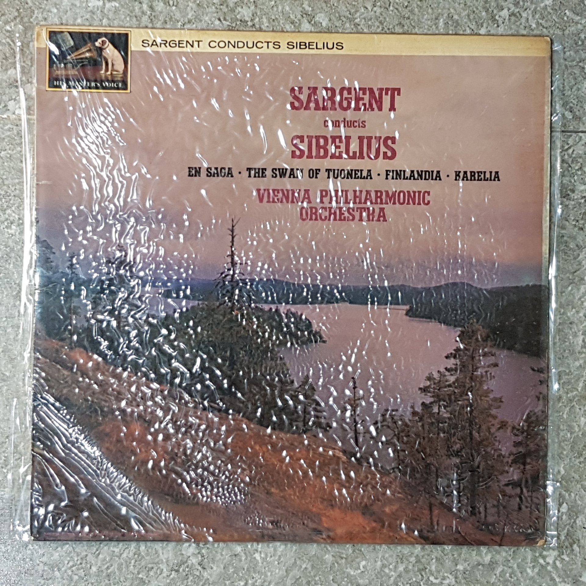 แผ่นเสียง Vinyl Records อัลบัม Sargent conduct Sibelius