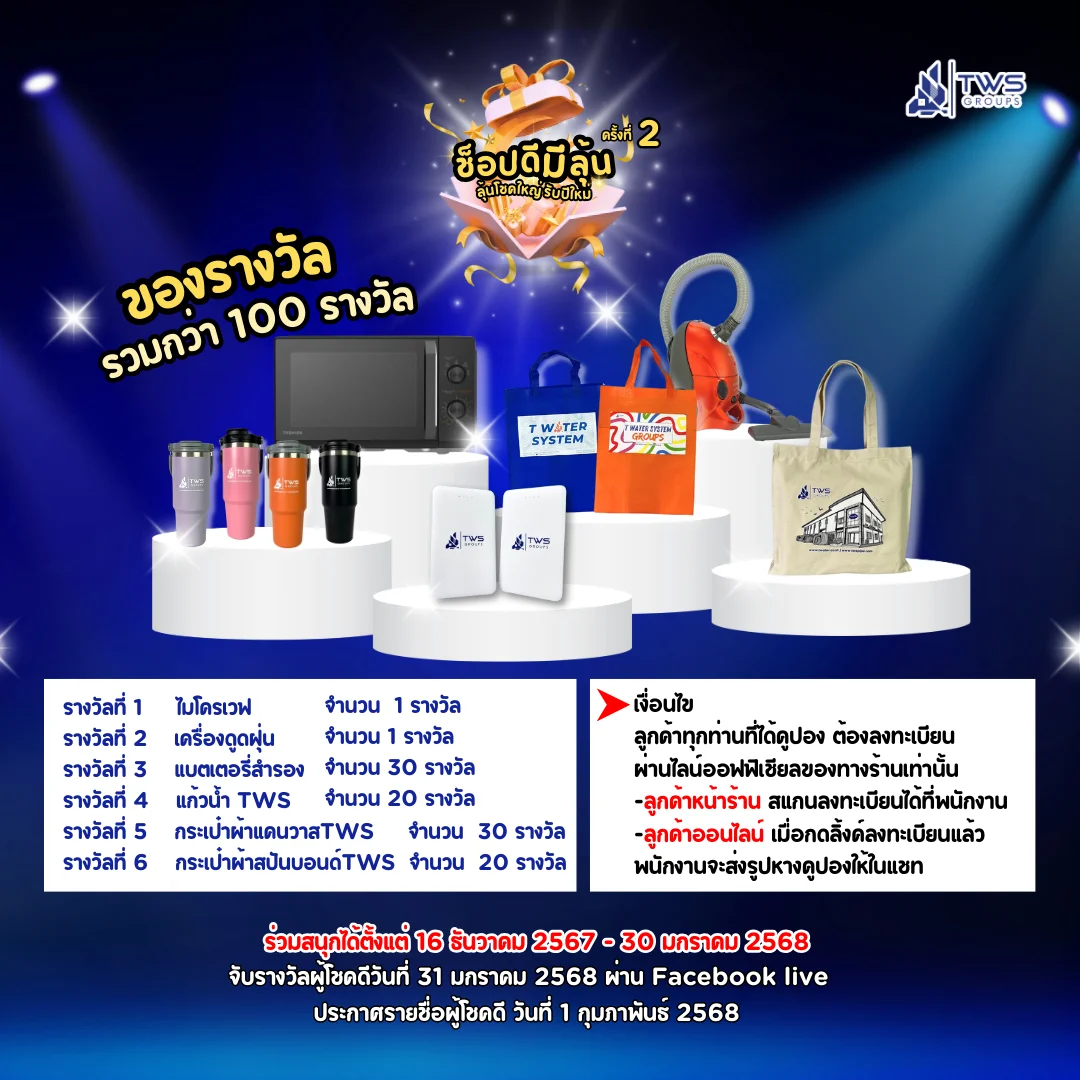 โปรโมชั่นช็อปลุ้นโชคครั้งที่2