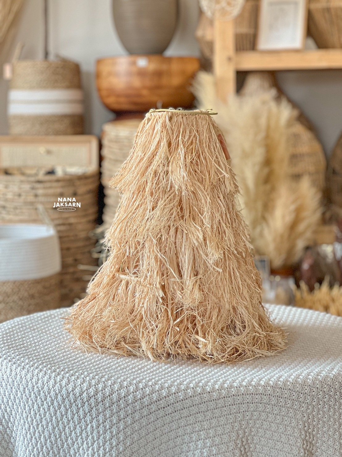 L23 BANANA FIBERS LAMPSHADE