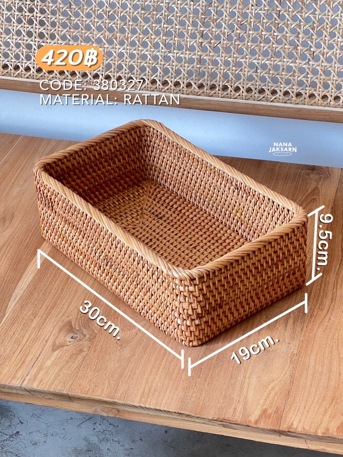RATTAN BOXES AND TRAYS