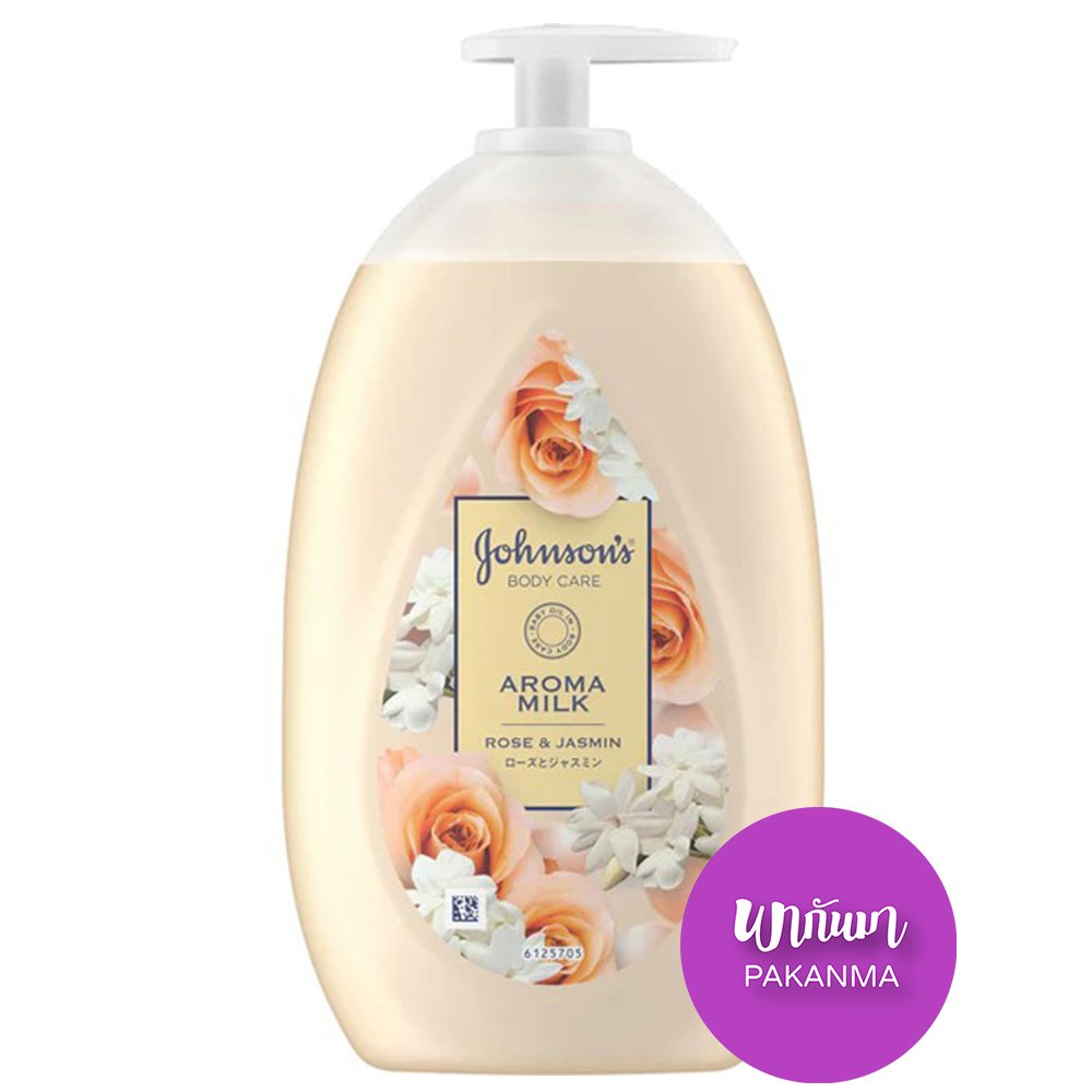 จอนห์สันญี่ปุ่น โลชั่นเนื้อน้ำนม Johnsons Body Care Aroma Milk Japan 500ml Rose&Jasmine