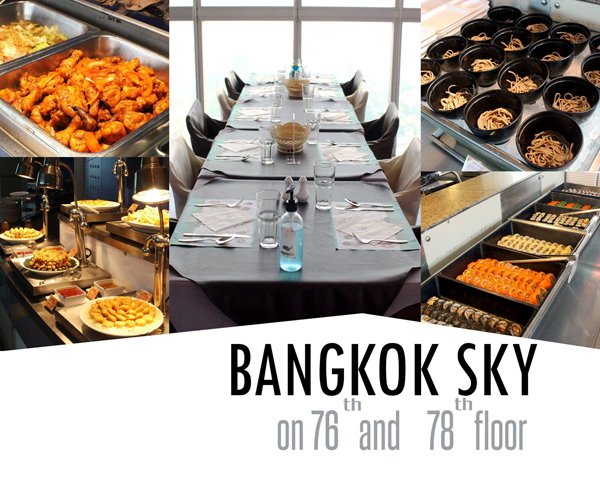 Baiyoke Sky, Bangkok Sky Restaurant Lunch, Dinner