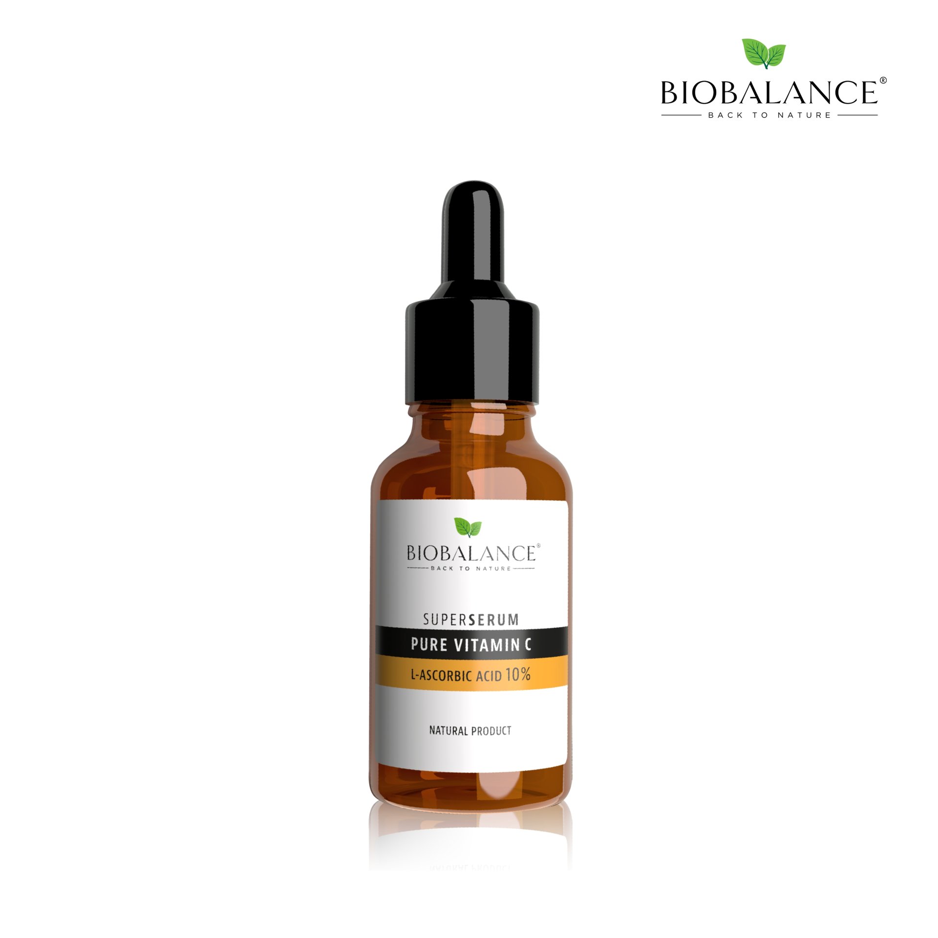 BIOBALANCE PURE VITAMIN C L-ASCORBIC ACID 10% SUPER SERUM