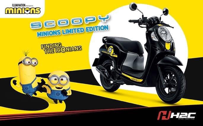 พร้อมให้เป็นเจ้าของแล้ววันนี้กับ Scoopy Minions Limited Edition แรร์ไอเทมสำหรับสายแฟชั่น  ที่มีจำหน่ายเพียง 6,000 คัน ในประเทศไทยเท่านั้น! พร้อมให้เป็นเจ้าของแล้ววันนี้กับ Scoopy Minions Limited Edition แรร์ไอเทมสำหรับสายแฟชั่น  ที่มีจำหน่ายเพียง 6,000 คัน ในประเทศไทยเท่านั้น!