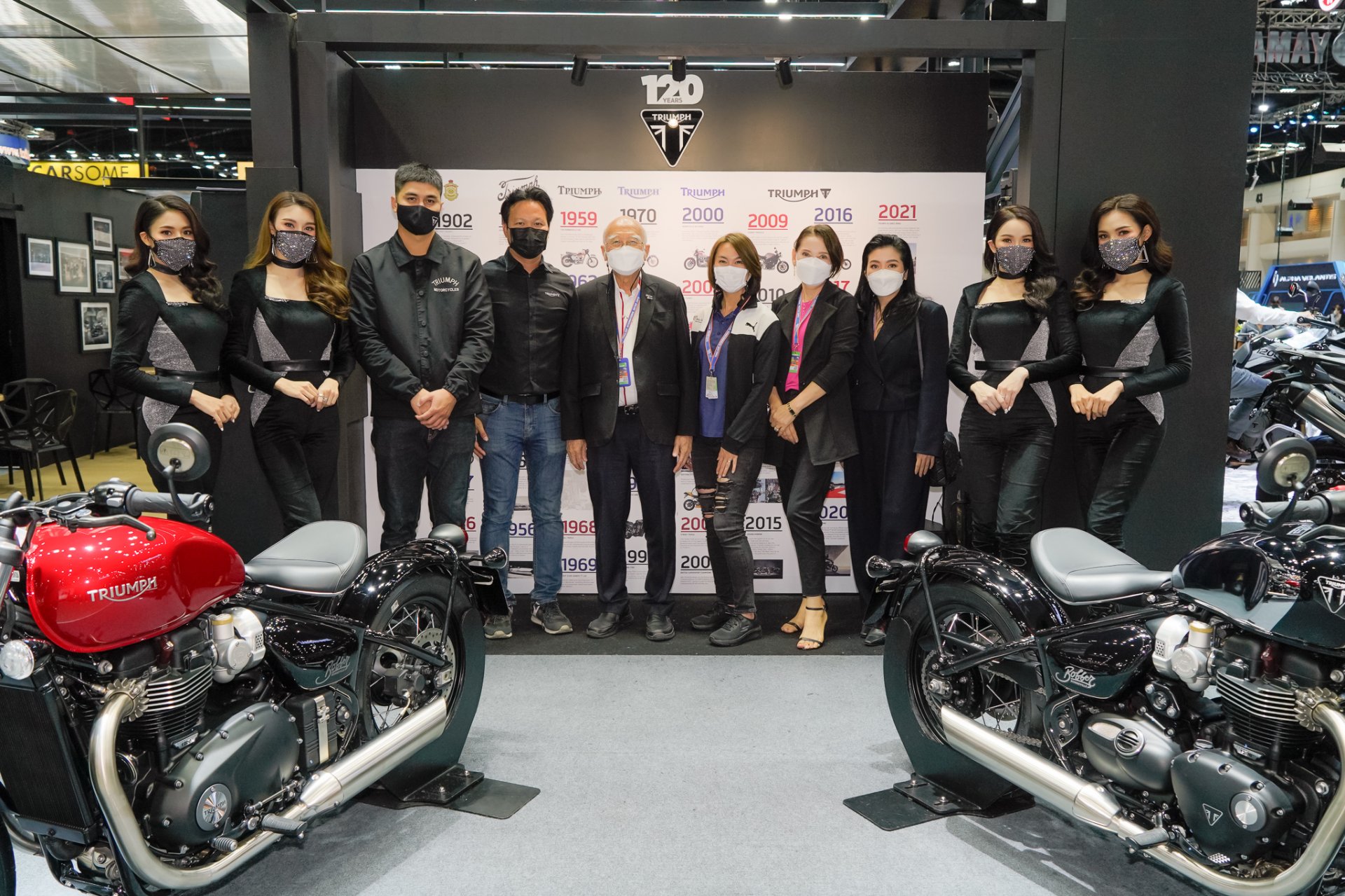 ประธานจัดงาน Motor Expo 2022  เยี่ยมชม Motorcycles Zone