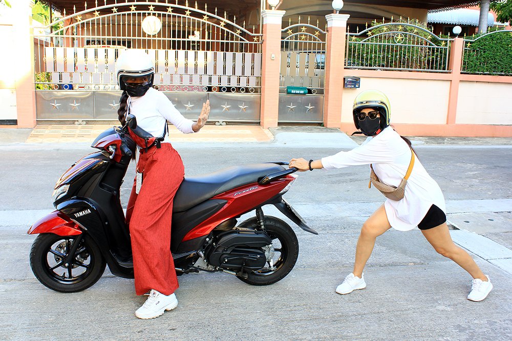 ชวนหม่ามี๊ซิ่ง วิ่งหนี Covid กับ Yamaha Freego125 ชวนหม่ามี๊ซิ่ง วิ่งหนี Covid กับ Yamaha Freego125