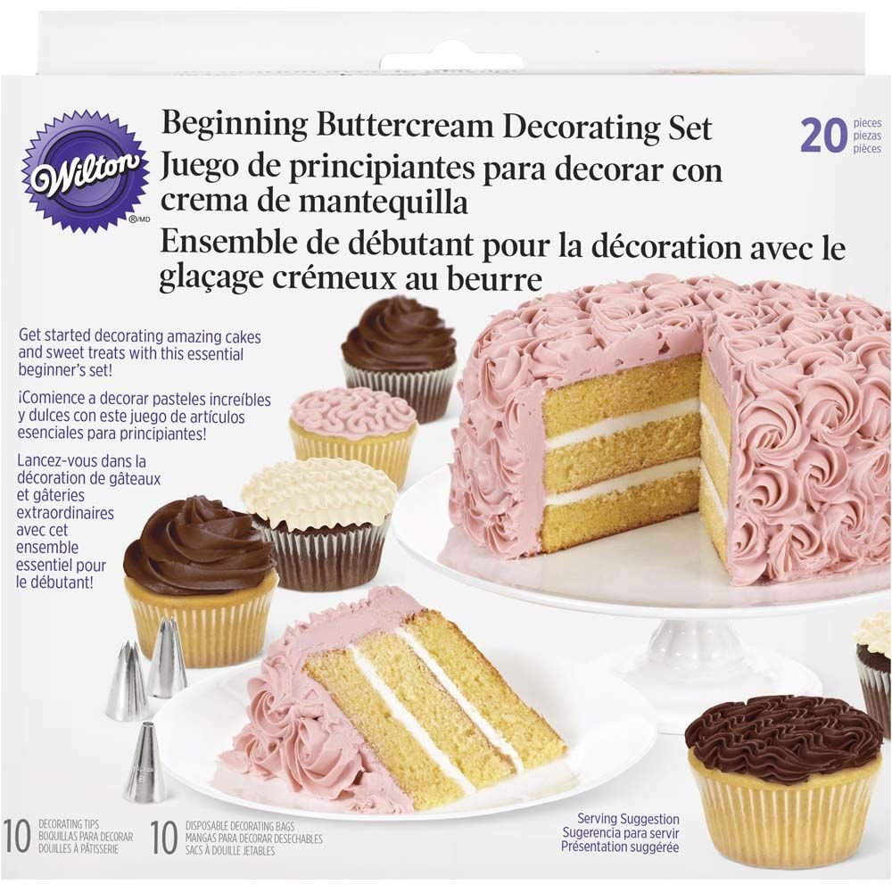 Wilton 191003830 48-Piece Cake Decorating Set with Plastic Case 2109-3127