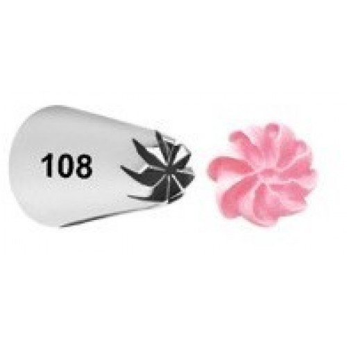 402108 Wilton DROP FLOWER TIP 108 bakeryland