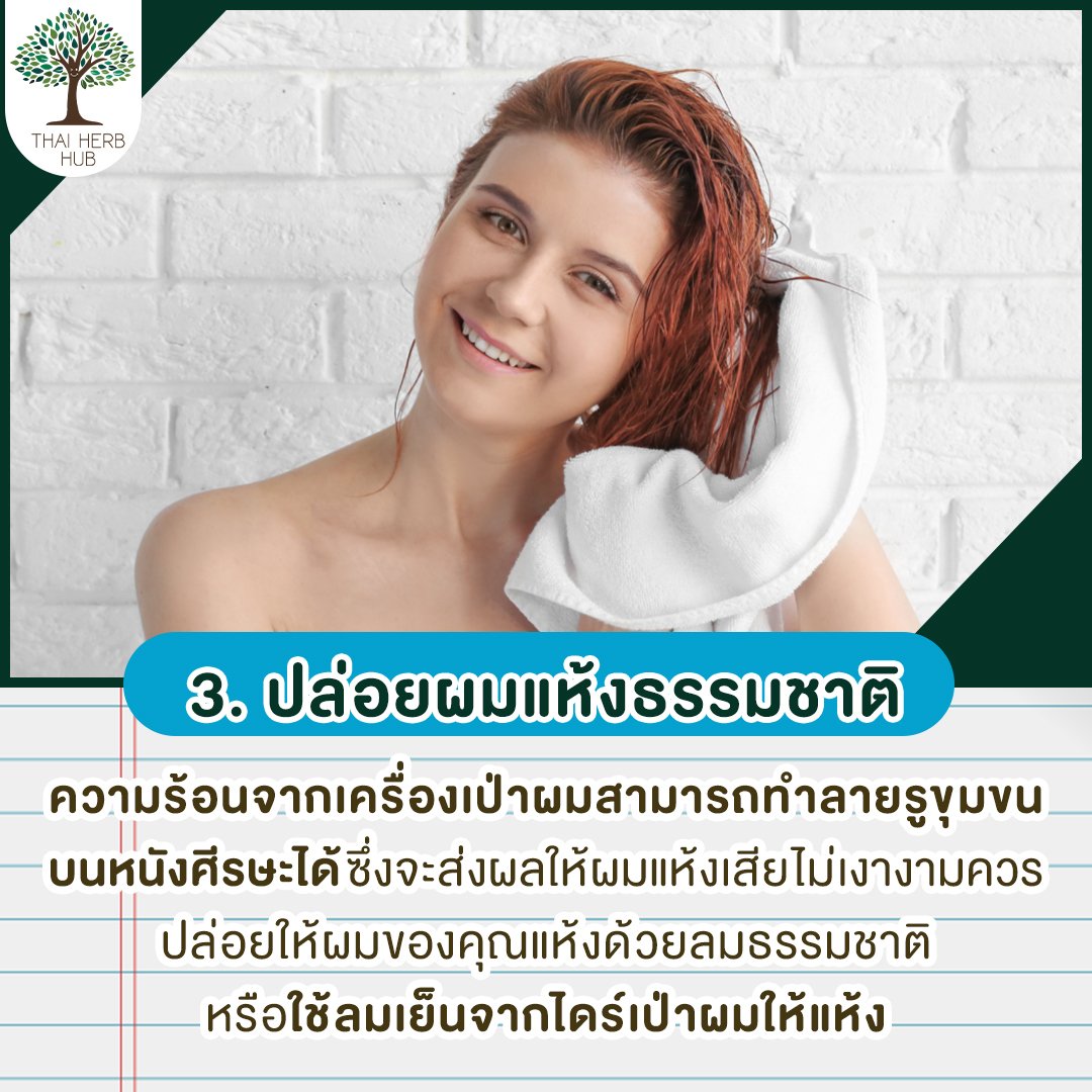 4 วิธีเปลี่ยนผมเสีย เป็นผมสวย - Herbforhair