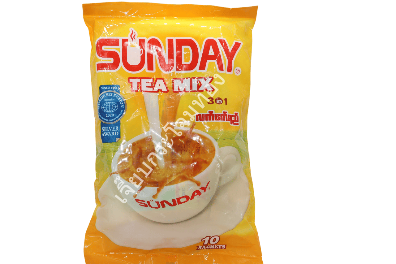 ชาsunday teaซองเหลืองx10ห่อ-แพ็ค