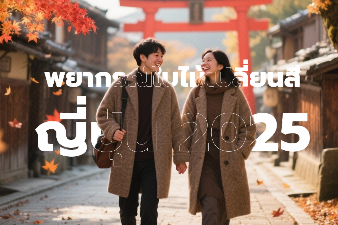 พยากรณ์ใบไม้เปลี่ยนสีญี่ปุ่น 2025 เที่ยวสวยอุ่นใจกับ MSIG