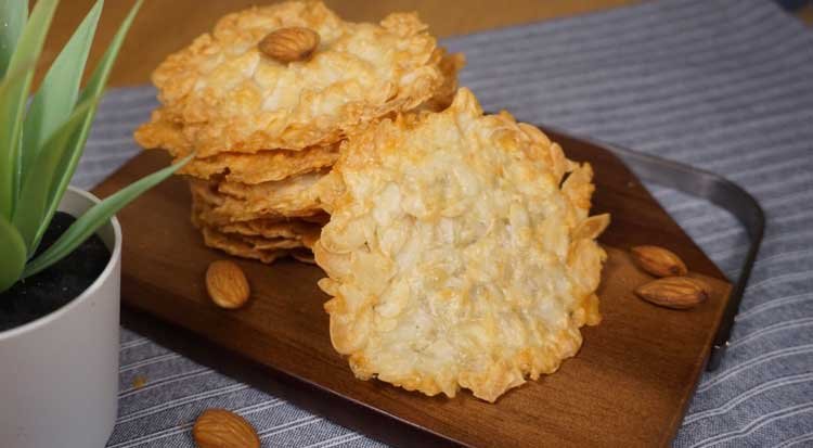 อัลมอนด์ตูเล่/คุกกี้ฝรั่งเศส (Almond Tulies/French Cookies)