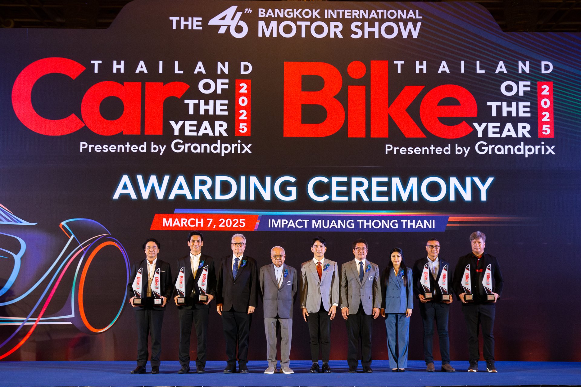 ยามาฮ่ากวาด 11 รางวัลคุณภาพ Thailand Bike of the Year 2025