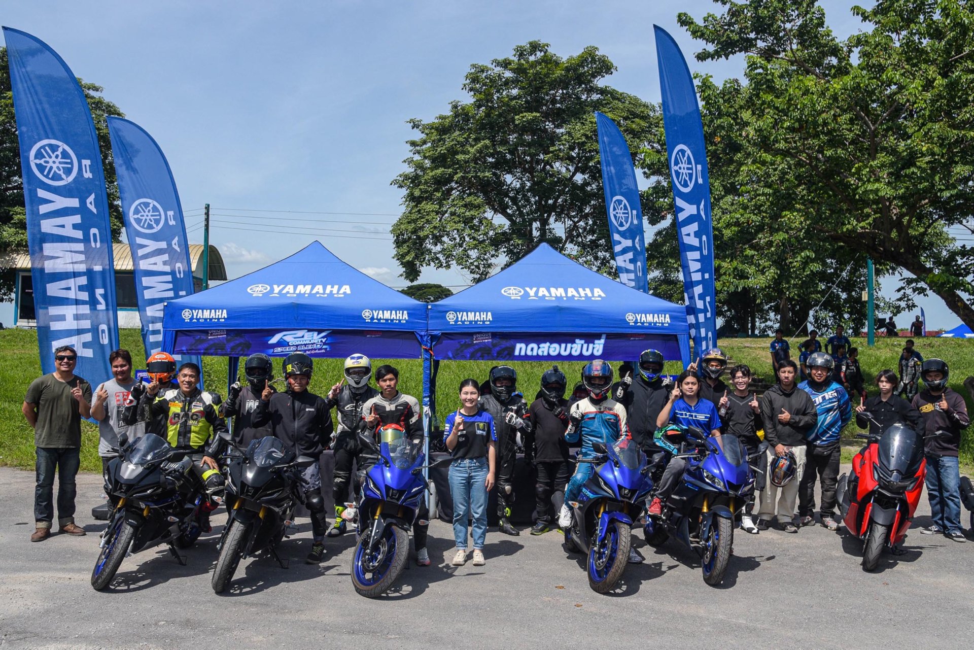 ยามาฮ่าชวน "จิบกาแฟ-ลงสนาม": Rev Community Speed Blend ปลุกแพชชั่นไบค์เกอร์ 