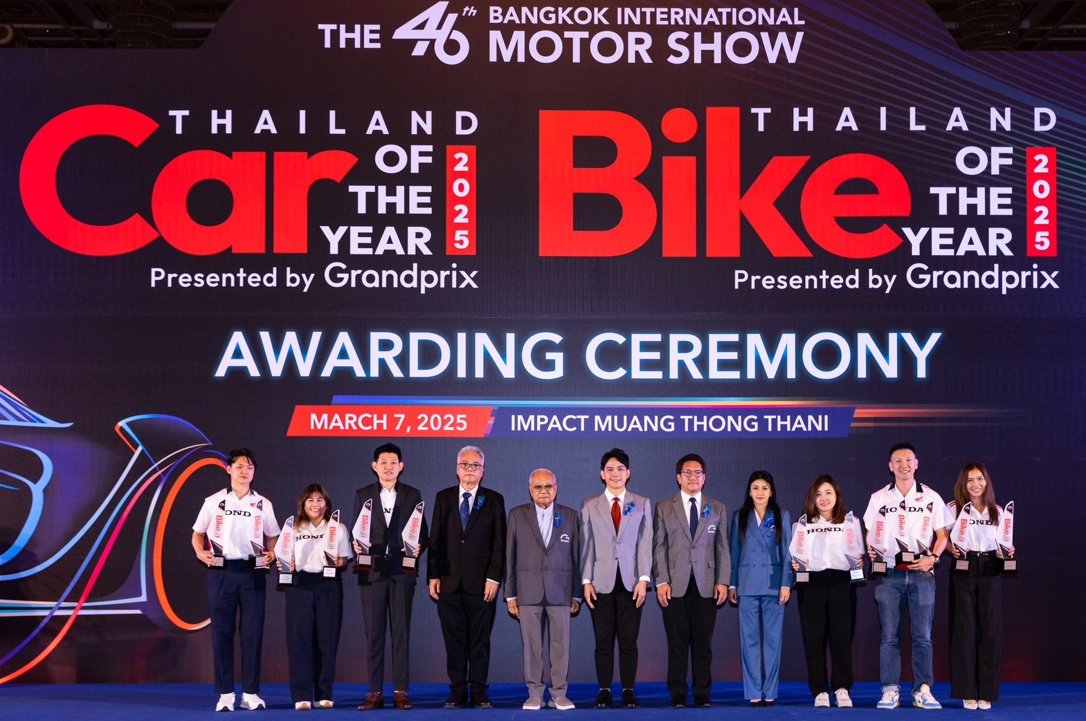 Thailand Bike of The Year 2025 Honda พร้อมคว้า 13 รางวัล