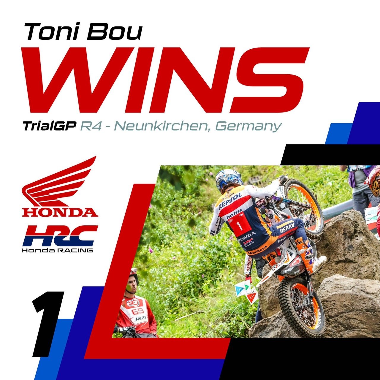 Repsol Honda Team โชว์ผลงานสุดแกร่ง TrialGP