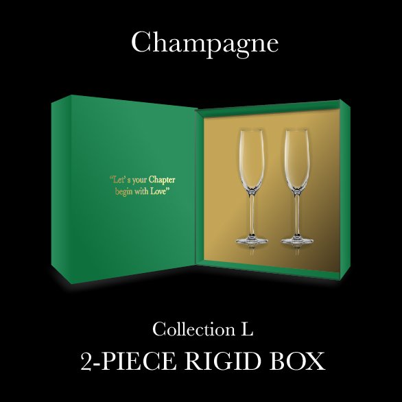 Champagne x2 (Crystal Glass : Lucaris)