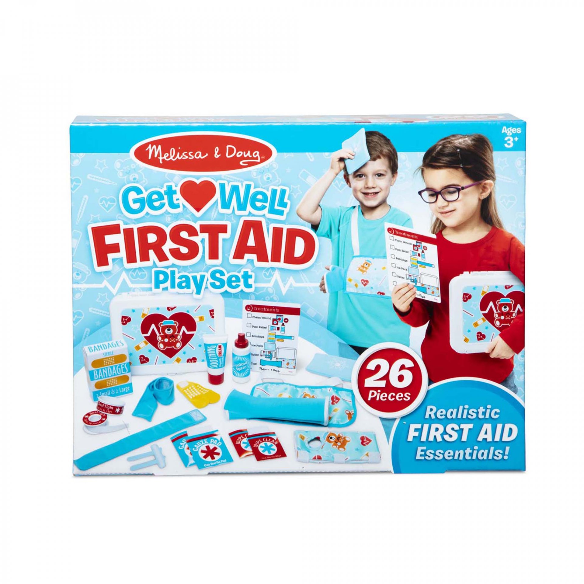 ชุดอุปกรณ์ปฐมพยาบาล First Aid Play Set รุ่น 30601 ยี่ห้อ Melissa & Doug (นำเข้า USA)
