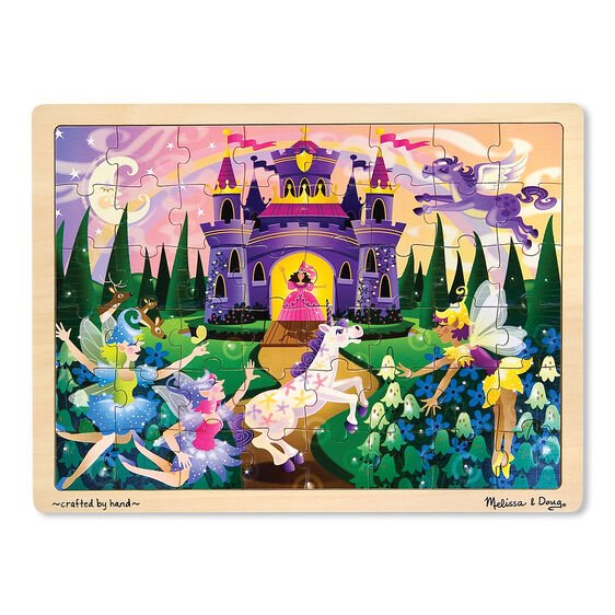 ชุดจิ๊กซอเจ้าหญิง 48ชิ้น Wooden Jigsaw Puzzle Fairy Fantasy 48pc รุ่น 3804 ยี่ห้อ Melissa & Doug (นำเข้า USA)