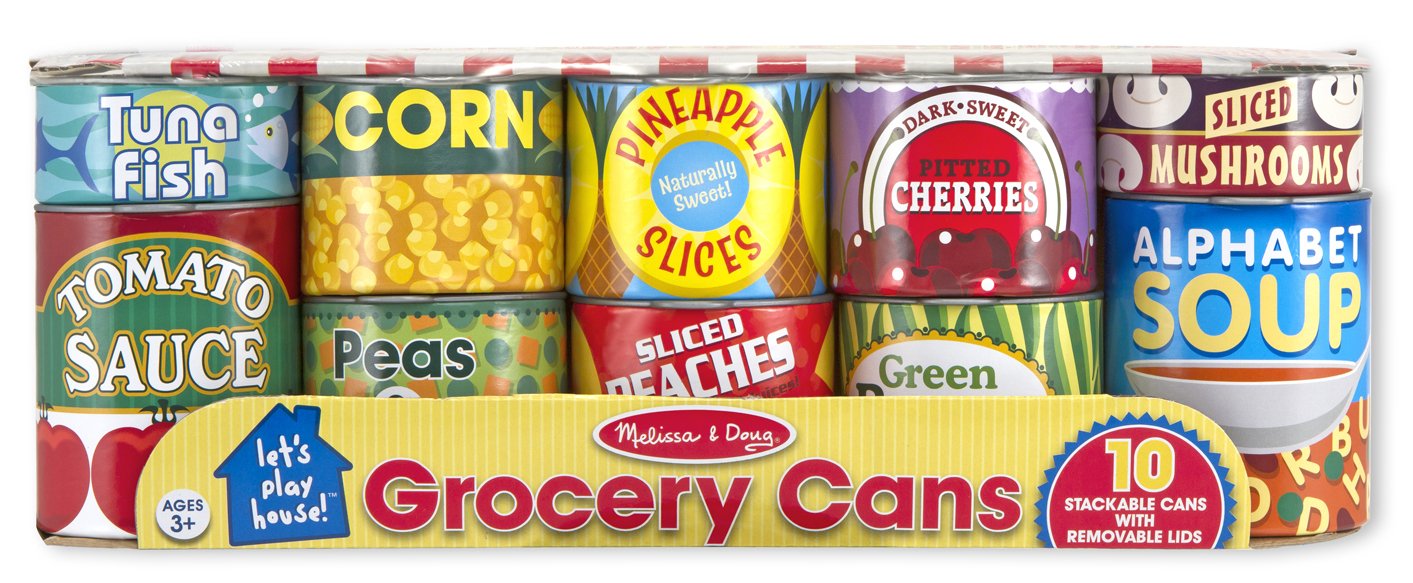 ชุดของเล่นกระป๋อง Grocery Cans รุ่น 4088 ยี่ห้อ Melissa & Doug (นำเข้า USA)