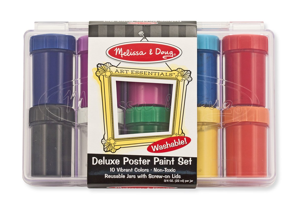ชุดสีโปสเตอร์ 10 สี Deluxe Poster Paint Set รุ่น 4123 ยี่ห้อ Melissa & Doug (นำเข้า USA)