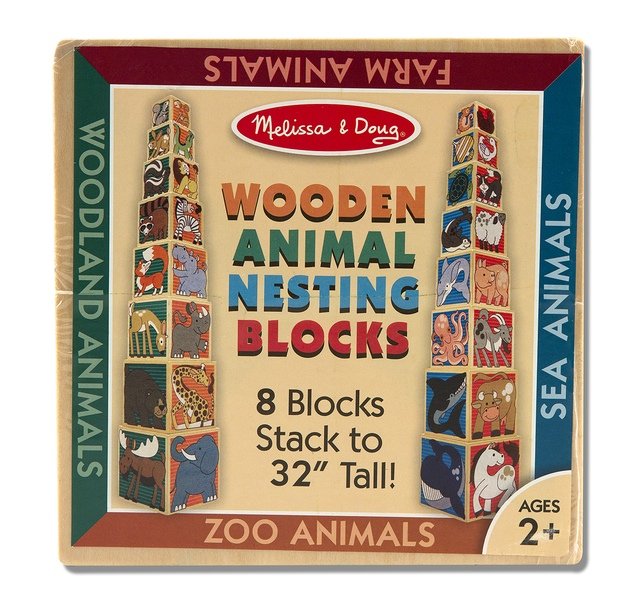 บล๊อคไม้ต่อจัมโบ้สัตว์ Wooden Animal Nesting Blocks  รุ่น 4207 ยี่ห้อ Melissa & Doug (นำเข้า USA)