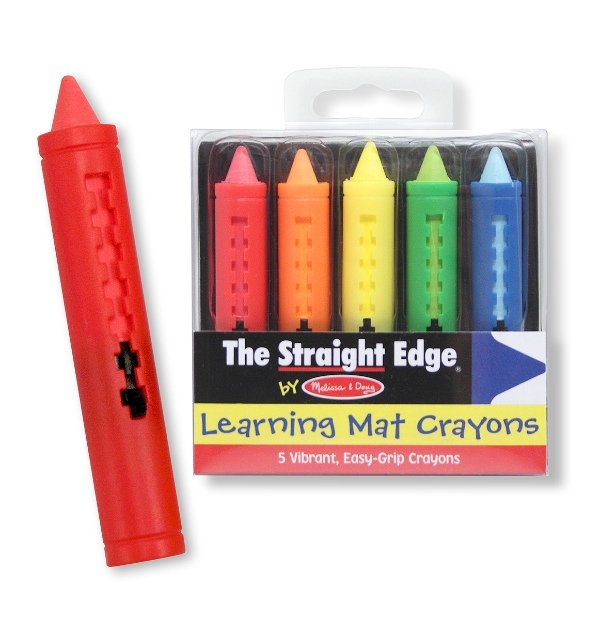 สีเทียน Learning Mat Crayons - Wipe-off รุ่น 4279 ยี่ห้อ Melissa & Doug (นำเข้า USA)