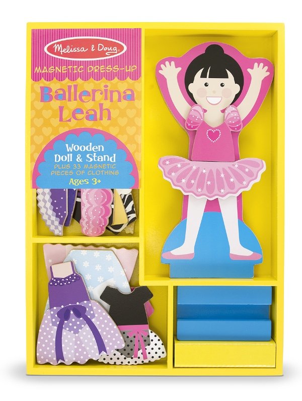 ชุดเล่นแต่งตัวตุ๊กตาแม่เหล็ก Magnetic Dress Up Leah รุ่น 5162 ยี่ห้อ Melissa & Doug (นำเข้า USA)