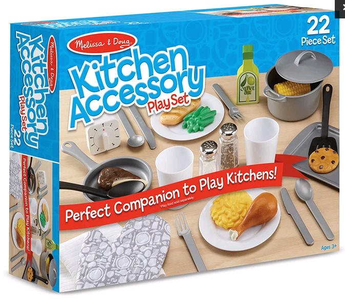 ชุดอุปกรณ์เล่นทำครัว Kitchen Accessory Set รุ่น 9304 ยี่ห้อ Melissa & Doug (นำเข้า USA)