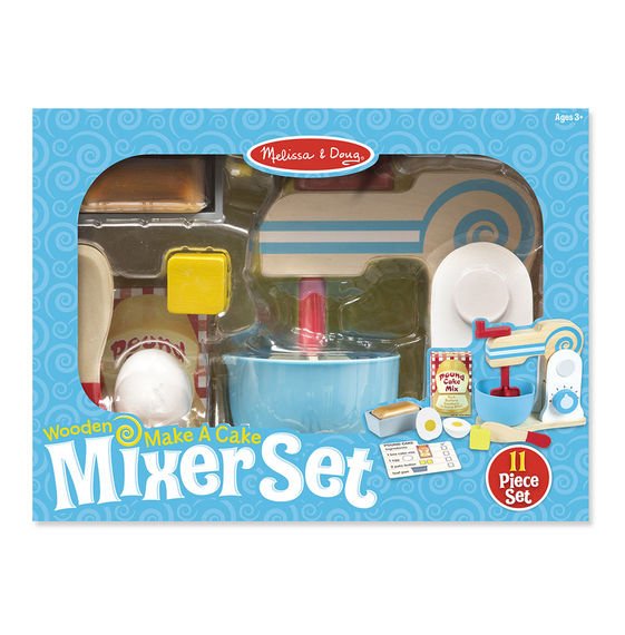 เครื่องตีแป้งจำลอง Make-A-Cake Mixer Set รุ่น 9840 ยี่ห้อ Melissa & Doug (นำเข้า USA)