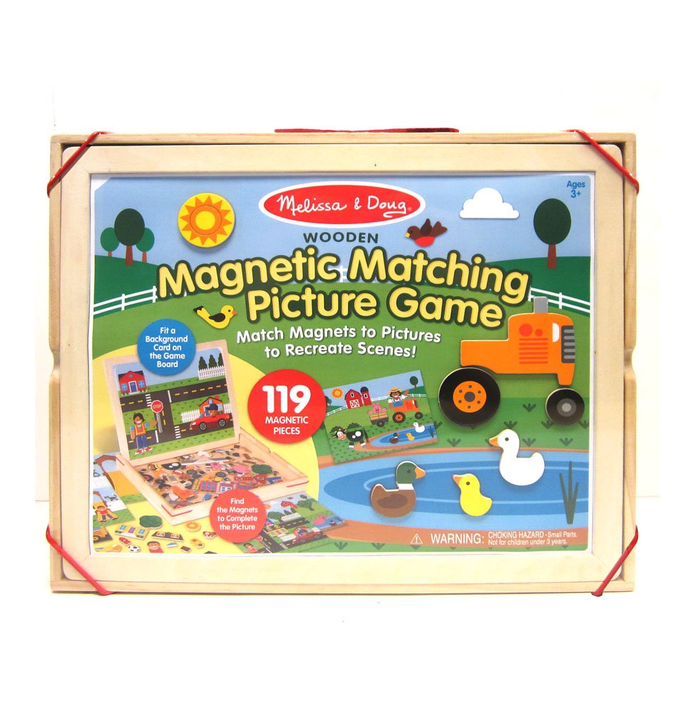 ชุดแม่เหล็กแมชชิ่ง Magnetic Matching Picture Game รุ่น 9918 ยี่ห้อ Melissa & Doug (นำเข้า USA)