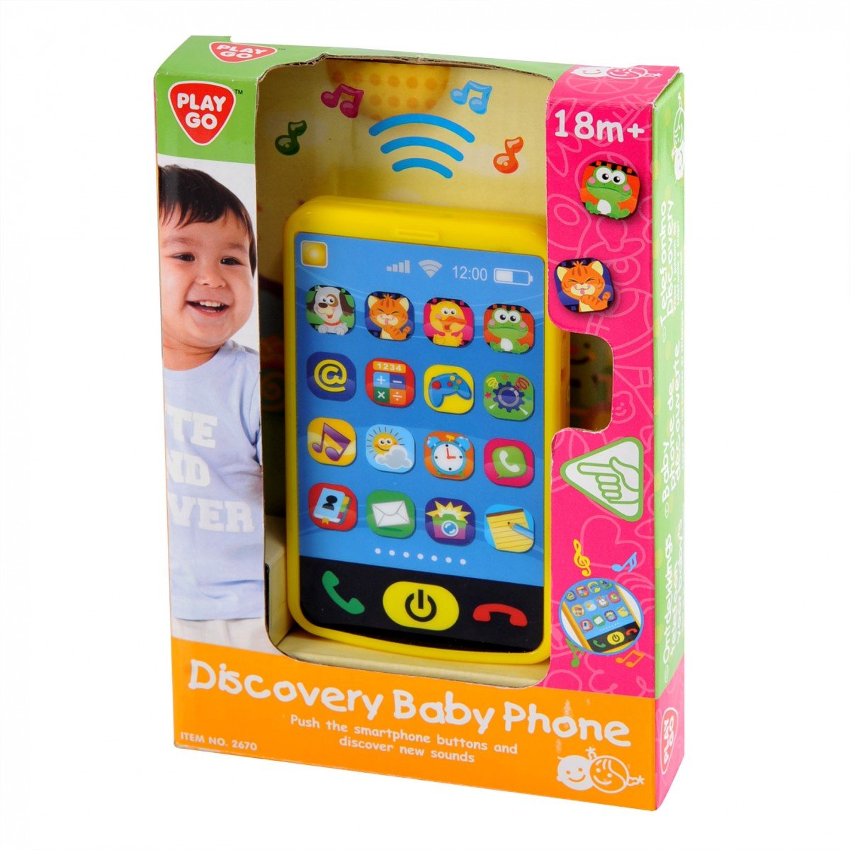 สมาร์โฟนน้องน้อย Discovery baby Phone  (รุ่น 2671) ยี่ห้อ PLAYGO