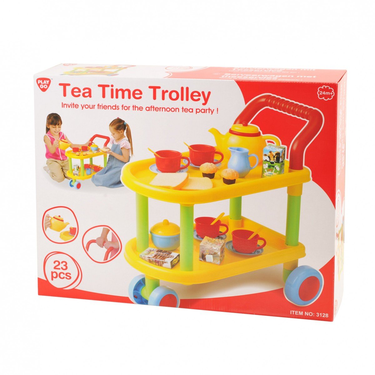 รถเข็นชุดชงชา Tea Time Trolley (รุ่น 3128) ยี่ห้อ PLAYGO