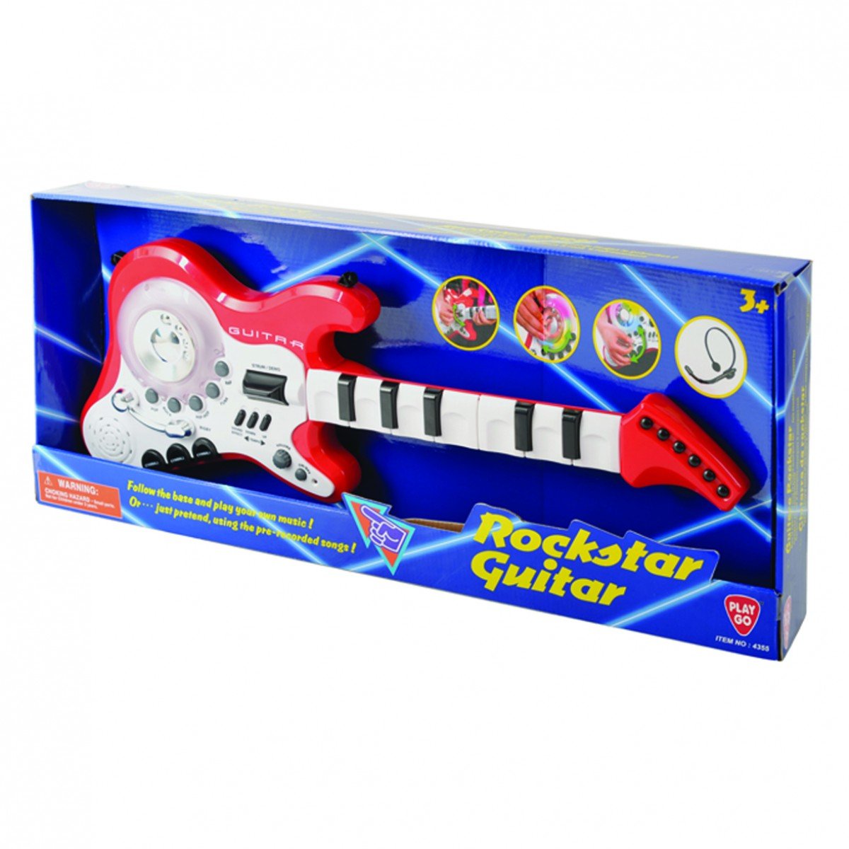 กีตาร์ร็อคสตาร์ Rockstar Guitar (รุ่น 4355) ยี่ห้อ PLAYGO