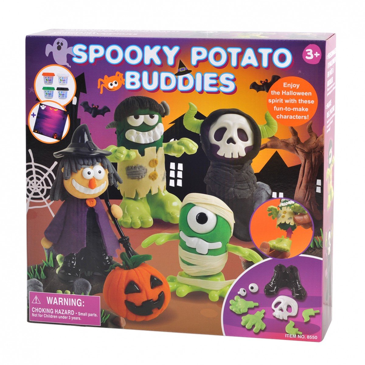 ฮัลโลวีนโดว์รวมพลกุ้กกู่ Spooky Potato Buddies (รุ่น 8550) ยี่ห้อ PLAYGO