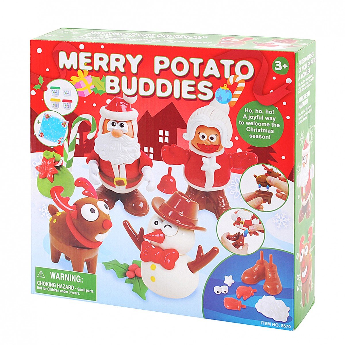 โดว์เซ็ต ลุงซานต้าและเพื่อน Merry Potato Buddies (รุ่น 8570) ยี่ห้อ PLAYGO