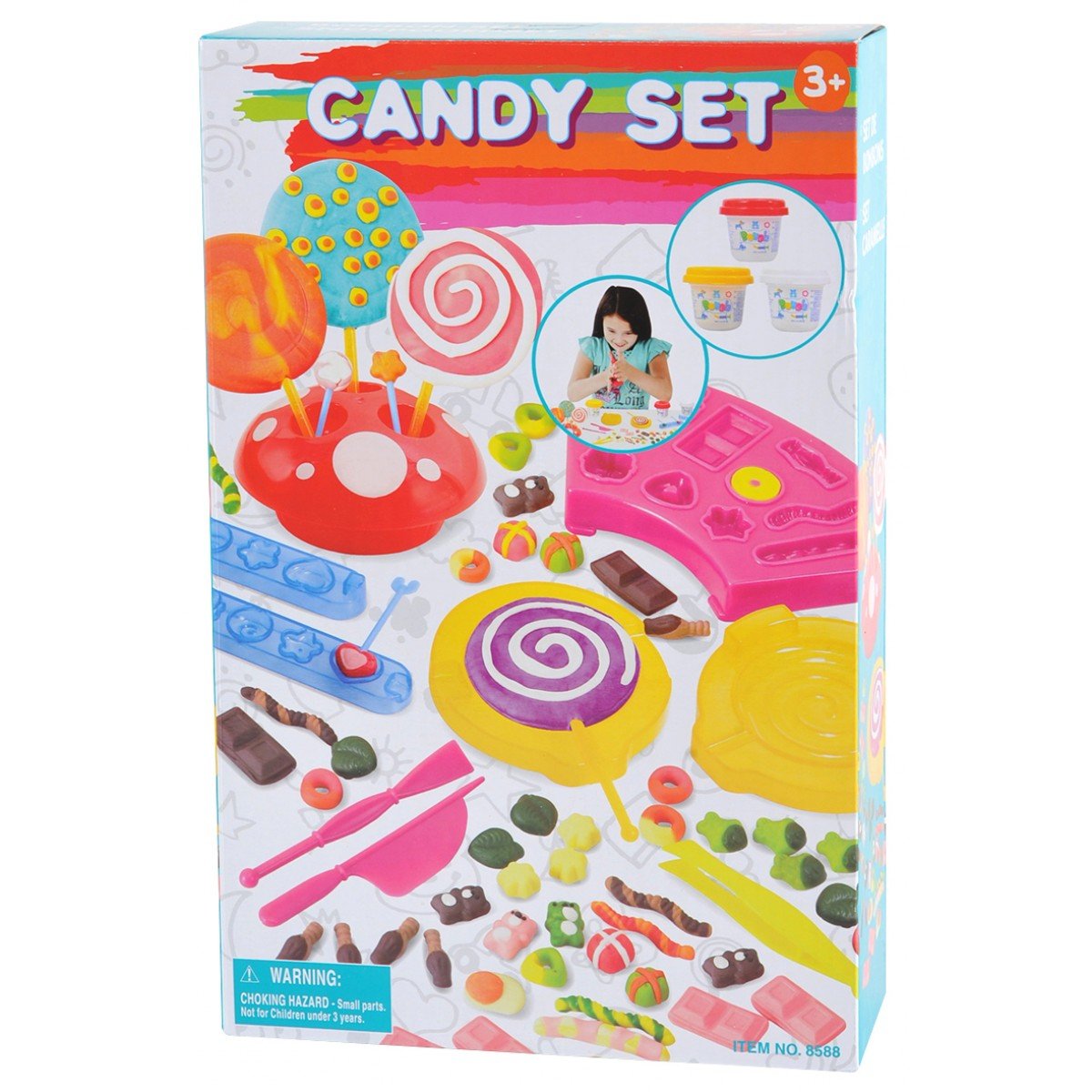 โดว์มินิเซ็ตลูกกวาด Candy Set (รุ่น 8588) ยี่ห้อ PLAYGO