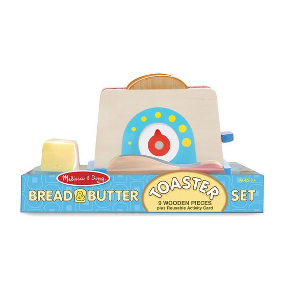 เครื่องปิ้งขนมปัง Bread & Butter Toaster Set รุ่น 9344 ยี่ห้อ Melissa & Doug (นำเข้า USA)