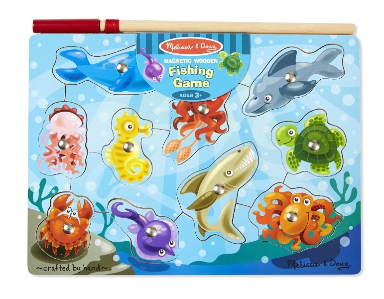 ชุดพัซเซิลไม้ รุ่นตกปลา Fishing Magnetic Puzzle Game รุ่น 3778 ยี่ห้อ Melissa & Doug (นำเข้า USA)