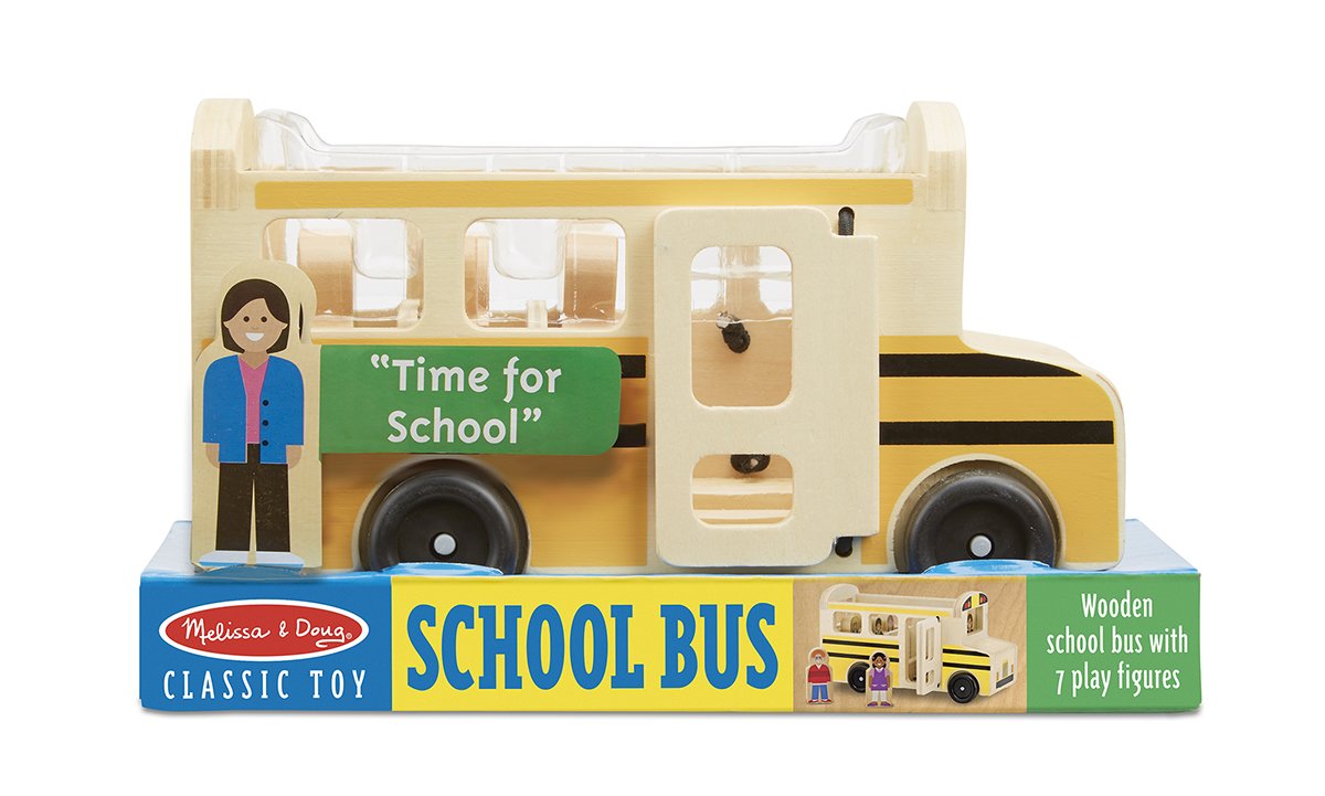 ของเล่นไม้รถโรงเรียน School Bus รุ่น 9395 ยี่ห้อ Melissa & Doug (นำเข้า USA)