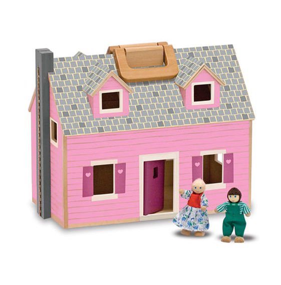 ชุดบ้านตุ๊กตา Fold & Go Dollhouse รุ่น 3701 ยี่ห้อ Melissa & Doug (นำเข้า USA)