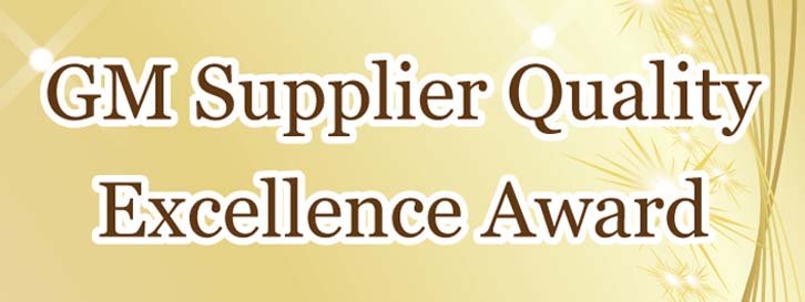 GM Supplier Quality Excellence Award 2014               