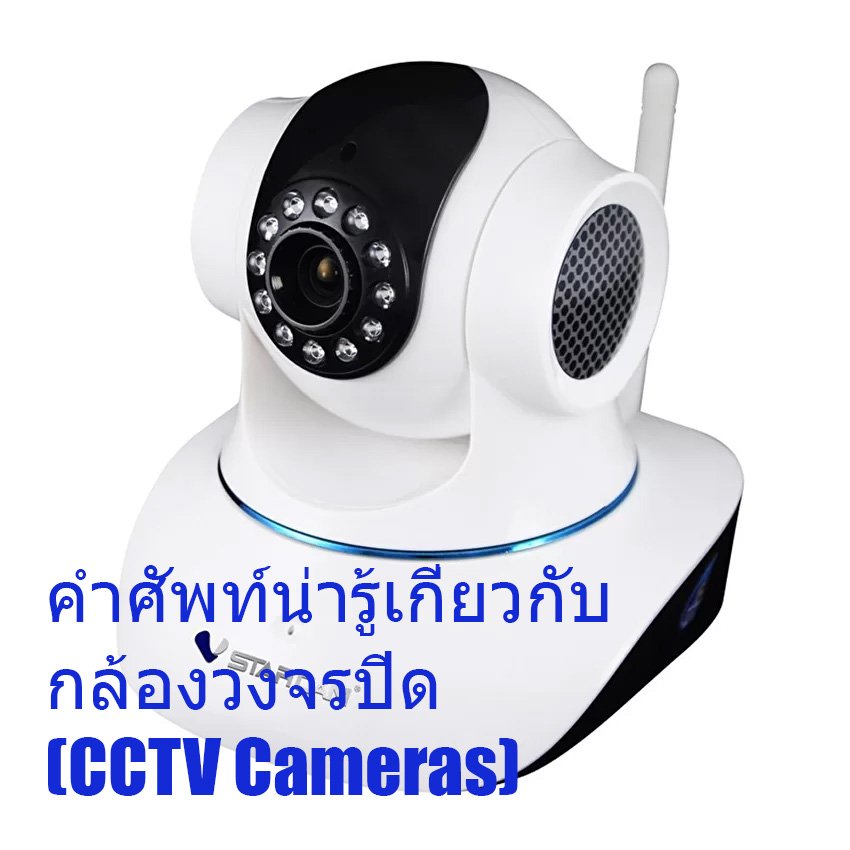 คำศัพท์น่ารู้เกี่ยวกับ กล้องวงจรปิด (CCTV Cameras)